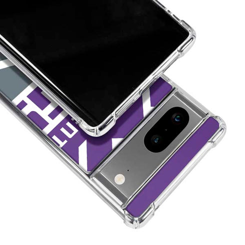 NBA Sacramento Kings Large Logo Google Pixel 8 Clear Case